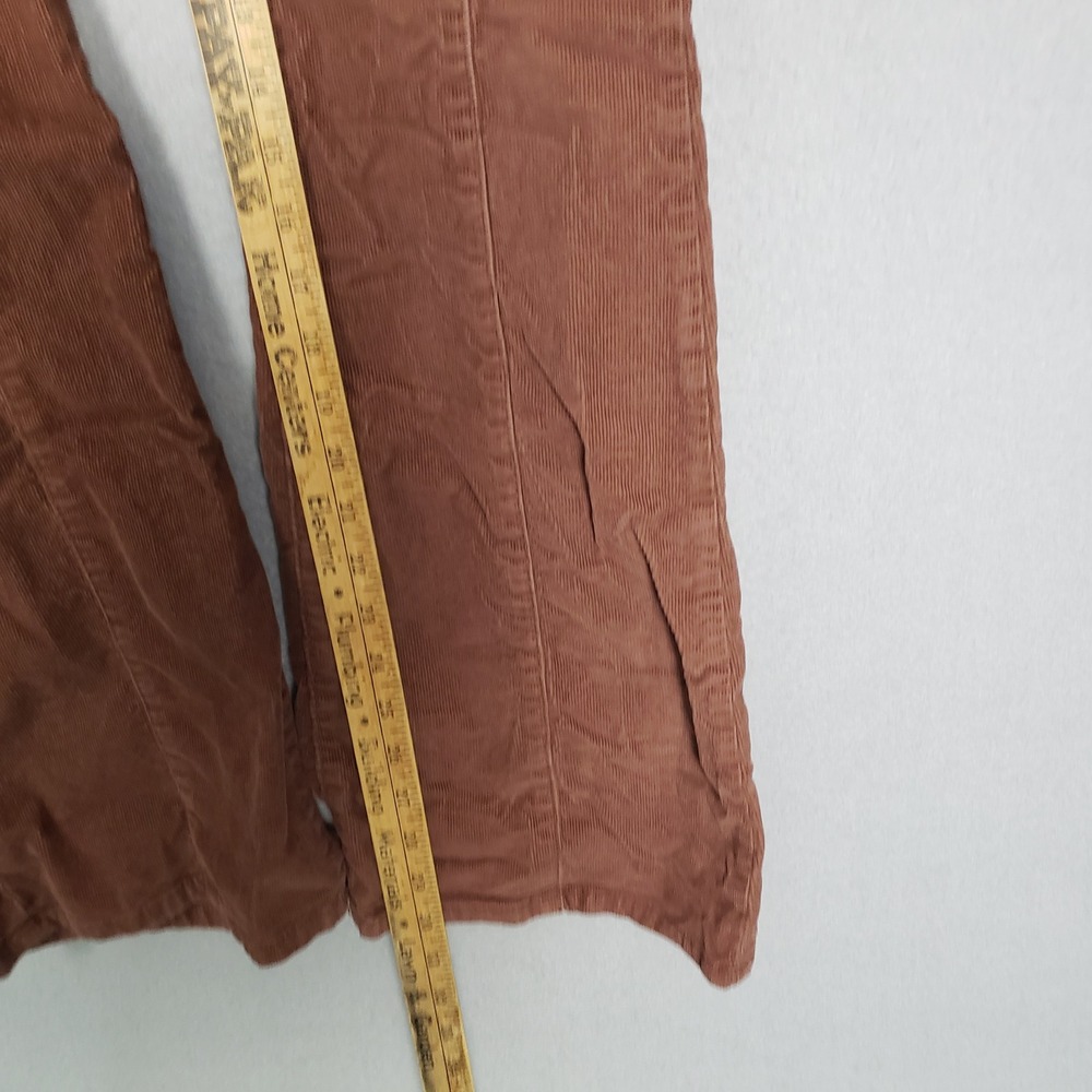 NOBO Corduroy Flare Pants Brown Dark Academia Y2K Preppy Old Money Ivy League 10 - Picture 6 of 12